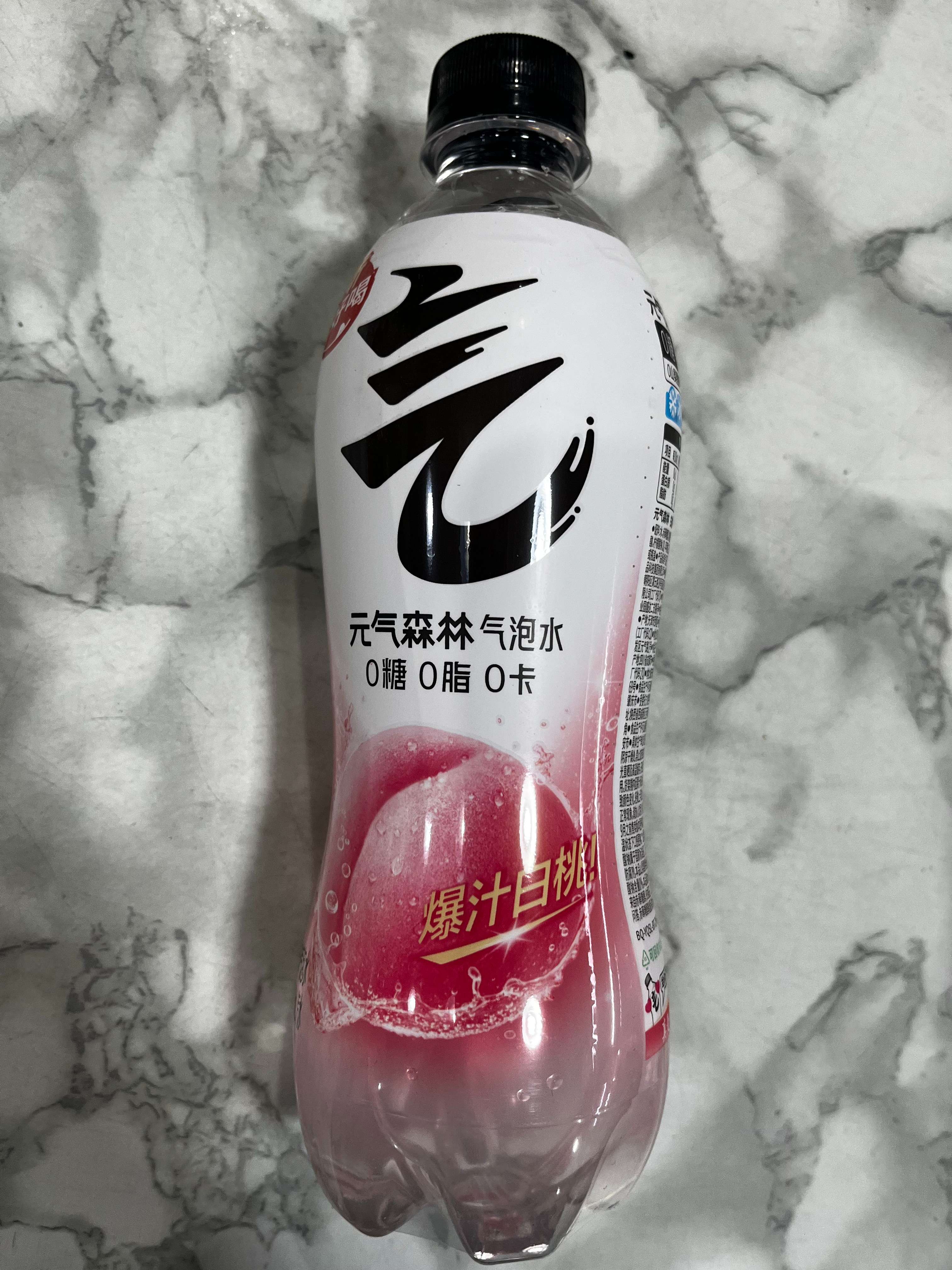 元气森林气泡水480ml（爆汁白桃）